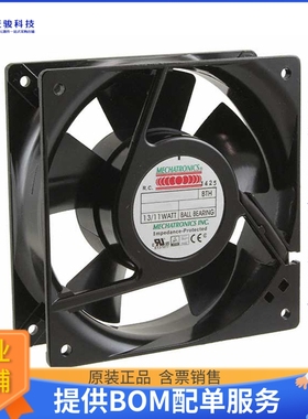 AC风扇UF12B12-BWHR-CC【FAN AXIAL 120X38MM 115VAC WIRE】