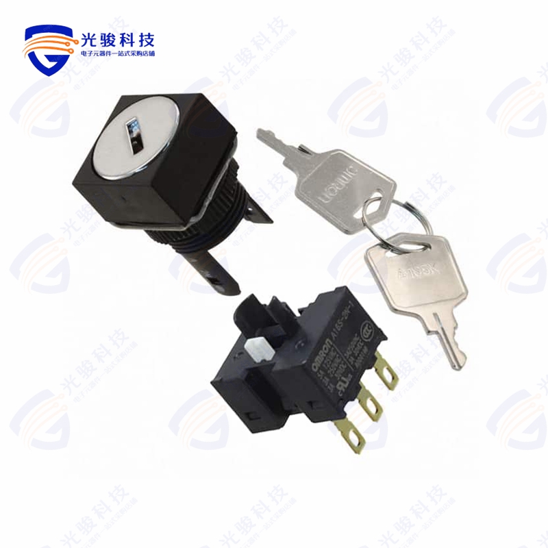 A165K-A2M-1 《SWITCH KEYLOCK 2POS SPDT 5A 125V》