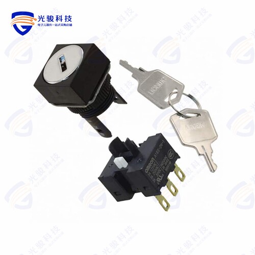 A165K-A2MR-1 《SWITCH KEYLOCK 2POS SPDT 5A 125V》