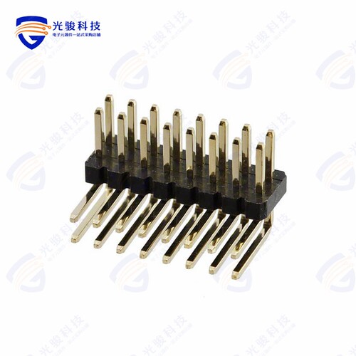 GRPB082MWCN-RC《CONN HEADER R/A 16POS 1.27MM》