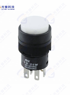 YB25WCKW01-BB 《SWITCH PUSHBUTTON DPDT 3A 125V》