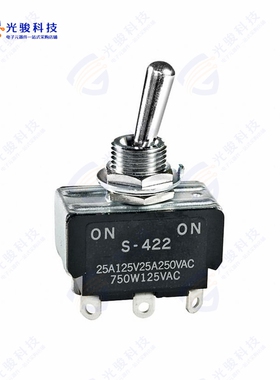 S422 《SWITCH TOGGLE DPDT 25A 125V》