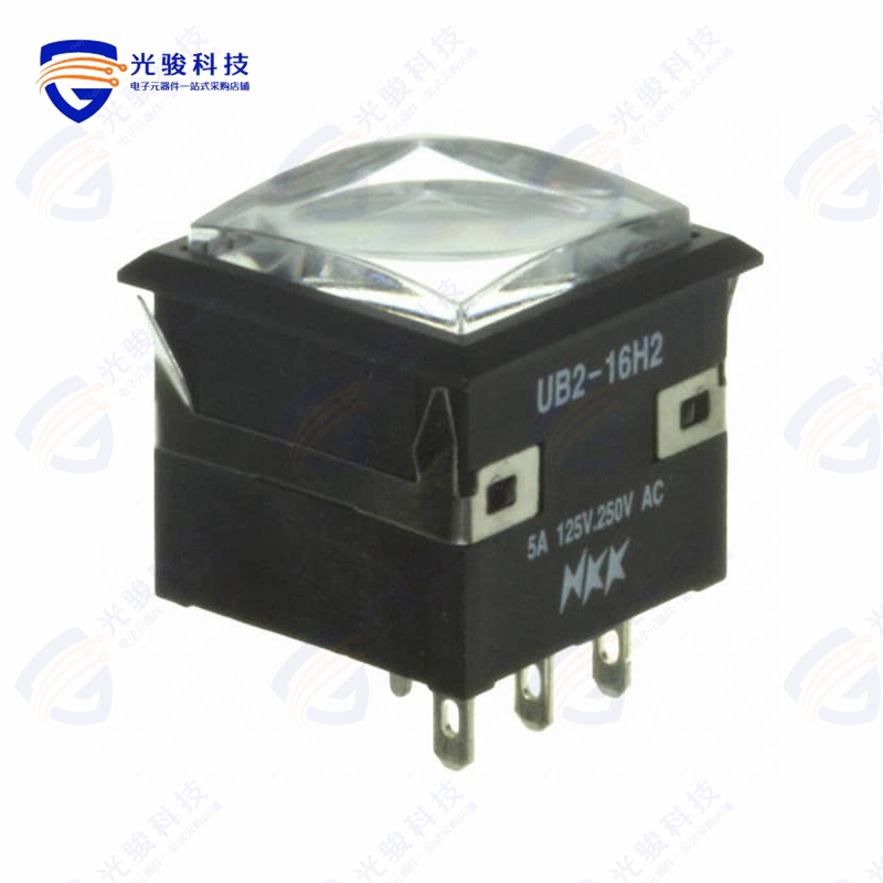 UB216KKW016G-1JB 《SWITCH PUSHBUTTON SPDT 5A 125V》