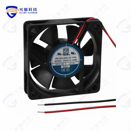 OD6015-12MB《FAN AXIAL 60X15MM 12VDC WIRE》