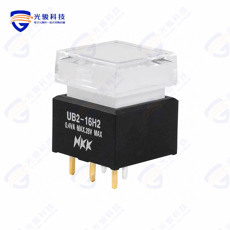 UB216SKG036G-3JB 《SWITCH PUSH SPDT 0.4VA 28V》