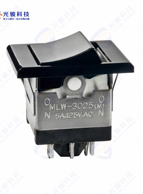 MLW3025-00-RA-1A 《SWITCH ROCKER DPDT 5A 125V》