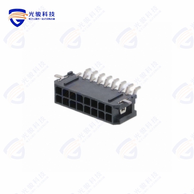 DML-16-A-H-T-A-TSMT-T/R《CONN HEADER SMD R/A 16POS 3MM》