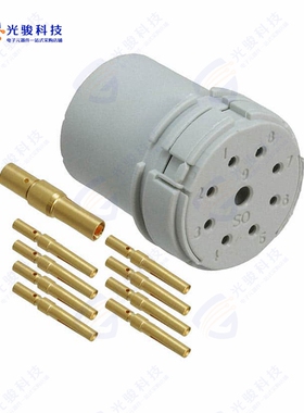 1596417《CONN FMALE INSERT 9P GOLD CRIMP》