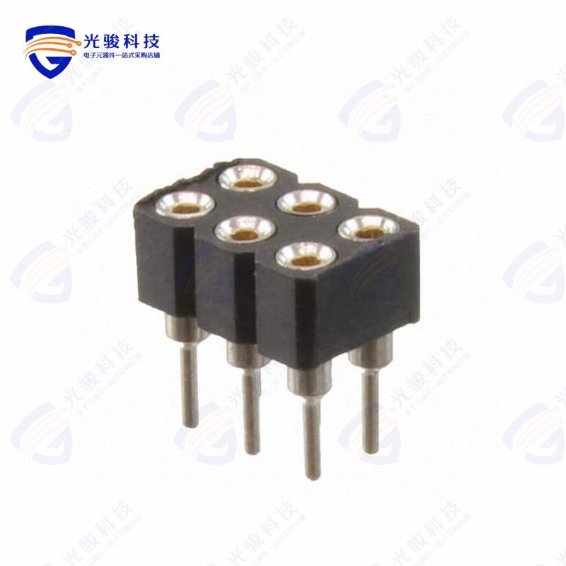 SMC-2-06-1-GT《MACHINE PIN SOCKET 6P 2.54MM PIT》