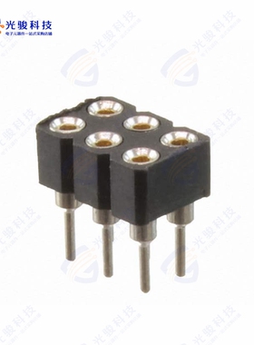 SMC-2-06-1-GT《MACHINE PIN SOCKET 6P 2.54MM PIT》