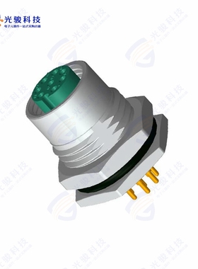M12A-08PFFP-SF8001《CONN RCPT FMALE 8POS GOLD SOLDER》