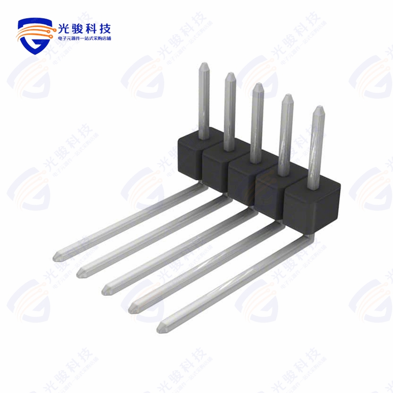 PEC05SBEN《CONN HEADER R/A 5POS 2.54MM》