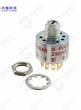 MB03L2NZGD 《SWITCH ROTARY 3POS 250MA 125V》