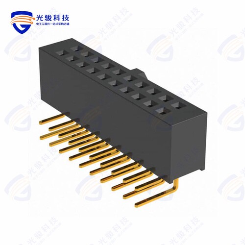 SFH11-PBPC-D10-RA-BK《CONN HDR 20POS 0.1 GOLD PCB R/A》