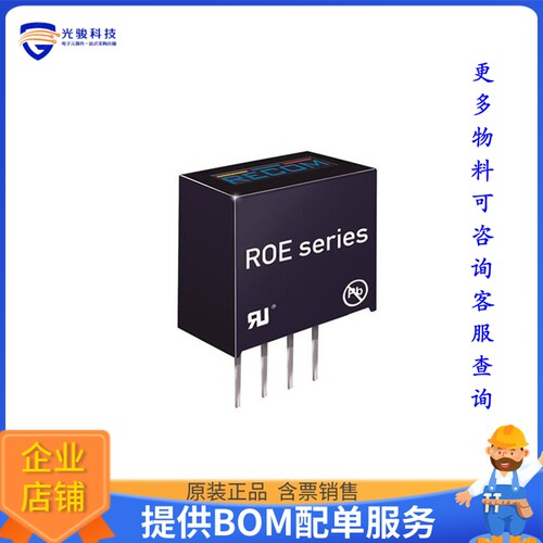 ROE-0505S电源模块【DC DC CONVERTER 5V 1W】