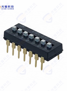 SDA07H1BD 《SWITCH SLIDE DIP SPST 25MA 24V》
