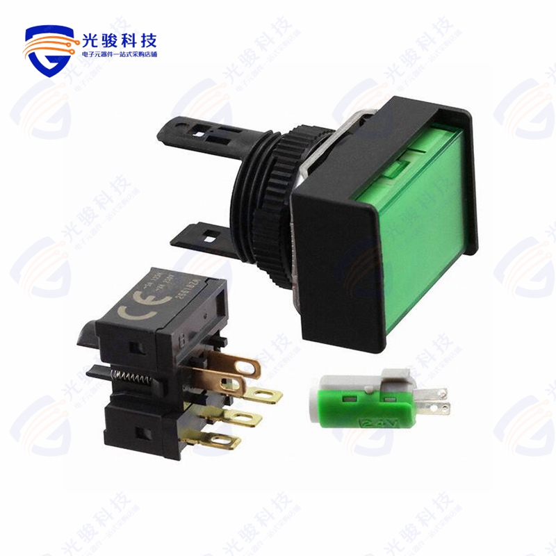 A165L-JGM-24D-1 《SWITCH PUSHBUTTON SPDT 5A 125V》