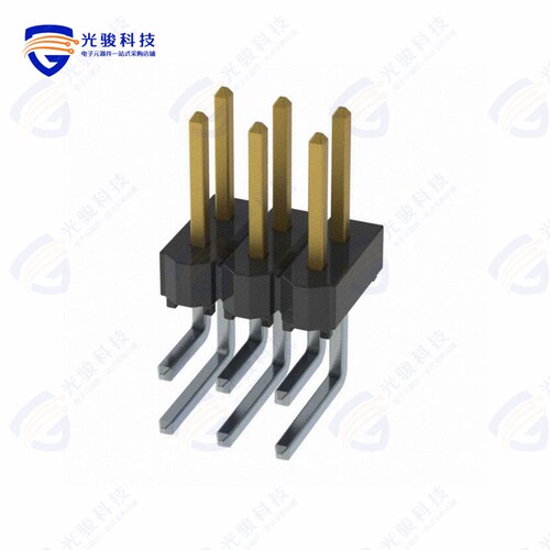 HTSW-103-08-SS-D-RA《CONN HEADER R/A 6POS 2.54MM》