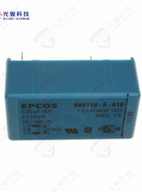 B84110A0000A010《LINE FILTER 250VDC/VAC 1A TH》