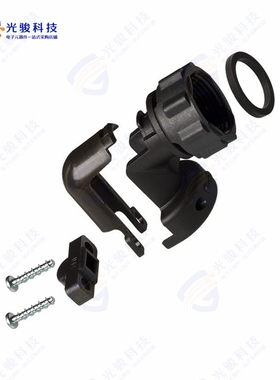 1546347-2《CONN BACKSHELL W/CLAMP SZ 11 BLK》