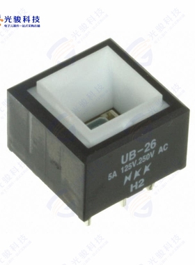 UB26SKW036G 《SWITCH PUSHBUTTON DPDT 5A 125V》