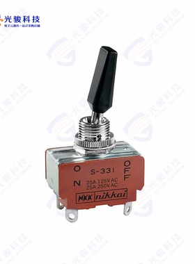 S331R 《SWITCH TOGGLE DPST 25A 125V》