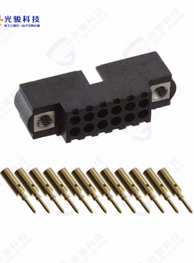 M80-5601205《CONN HEADER 12P CRIMP 22AWG GOLD》