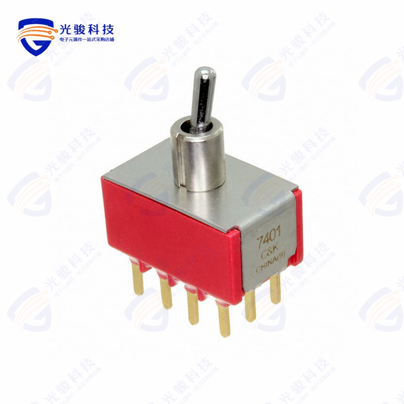 7401MDCBE 《SWITCH TOGGLE 4PDT 0.4VA 20V》