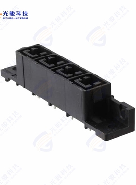 556881-4《CONN RCPT 4POS 11.18MM PCB SLDR》