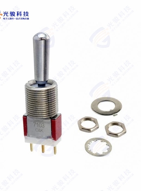 7103TCWCBI 《SWITCH TOGGLE SPDT 0.4VA 20V》