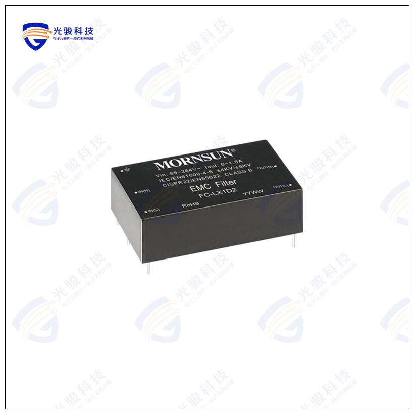 FC-LX1D2 滤波器LINE FILTER 220VAC 1.5A DIN RAIL