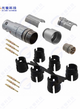 JBXFD2G06MSSDSMR《CONN PLUG MALE 6P GOLD SLDR CUP》