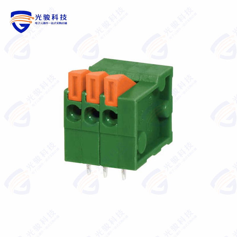 TBL003-254-03GR-2OR《TERMINAL BLOCK, SCREWLESS, 2.54,》