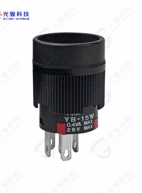 YB15WCKG01 《SWITCH PUSH SPDT 0.4VA 28V》