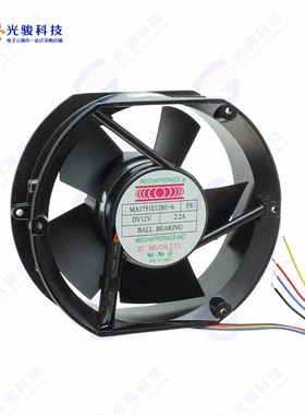 MA1751E12B1+6-FSR-EM《FAN AXIAL 172X50.8MM 12VDC WIRE》