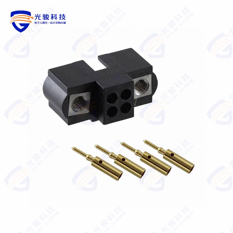 M80-5610405《CONN HEADER 4POS CRIMP 24-28AWG》