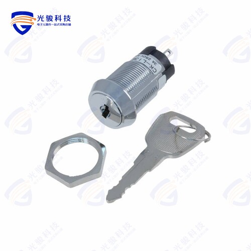 CKL13EFW01-013 《SWITCH KEYLOCK 3POS SPDT 3A 250V》
