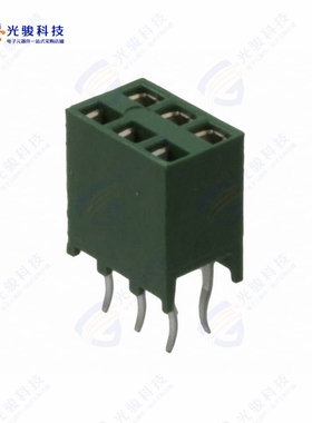 215309-3《CONN RCPT 6POS 0.1 GOLD PCB》