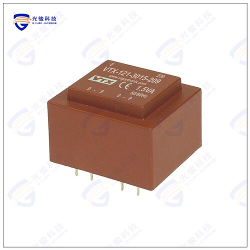 VTX-121-3015-409 变压器PWR XFMR PCB ENCAP 1.5VA 2X115V