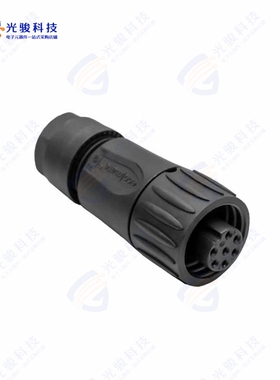 C01630D00621012《CONN PLUG FMALE 7POS GOLD SOLDER》