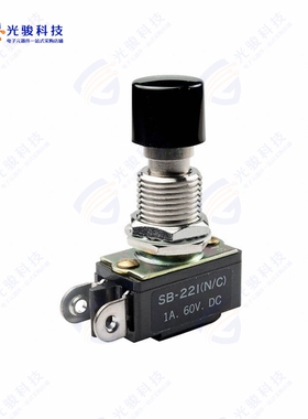 SB221NC 《SWITCH PUSH SPST-NC 3A 125V》