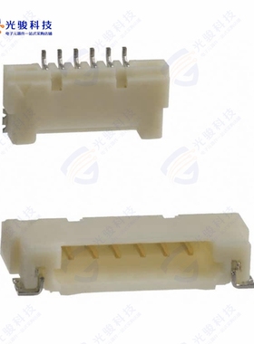 DF14-6P-1.25H(54)《CONN HEADER SMD R/A 6POS 1.25MM》