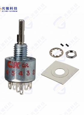 MD00L1NZQD 《SWITCH ROTARY 6POS 250MA 125V》