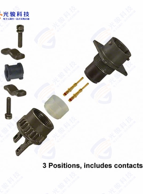 MS3120F-12-3P《CONN RCPT MALE 3POS GOLD CRIMP》
