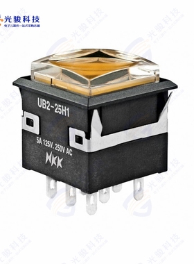 UB225KKW015D-1JD 《SWITCH PUSHBUTTON DPDT 5A 125V》