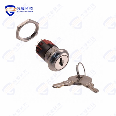 Y200822C203NQ 《SWITCH KEYLOCK 3POS DP3T 4A 125V》