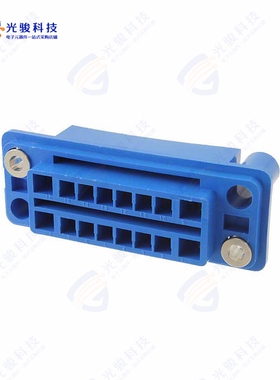 5172068-1《CONN RCPT HSG DRAWER 16POS BLUE》