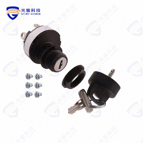 84830-07 《SWITCH KEYLOCK 3POS DPDT 20A 12V》