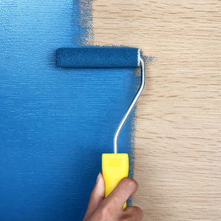 木蜡油专用滚筒刷耐溶剂油漆涂料拇指滚筒超短毛乳胶漆修补工具