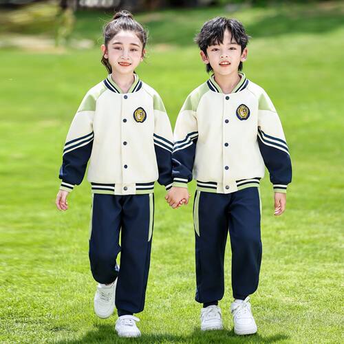 幼儿园园服春秋款儿童班服三件套秋季棒球服一年级小学生校服套装